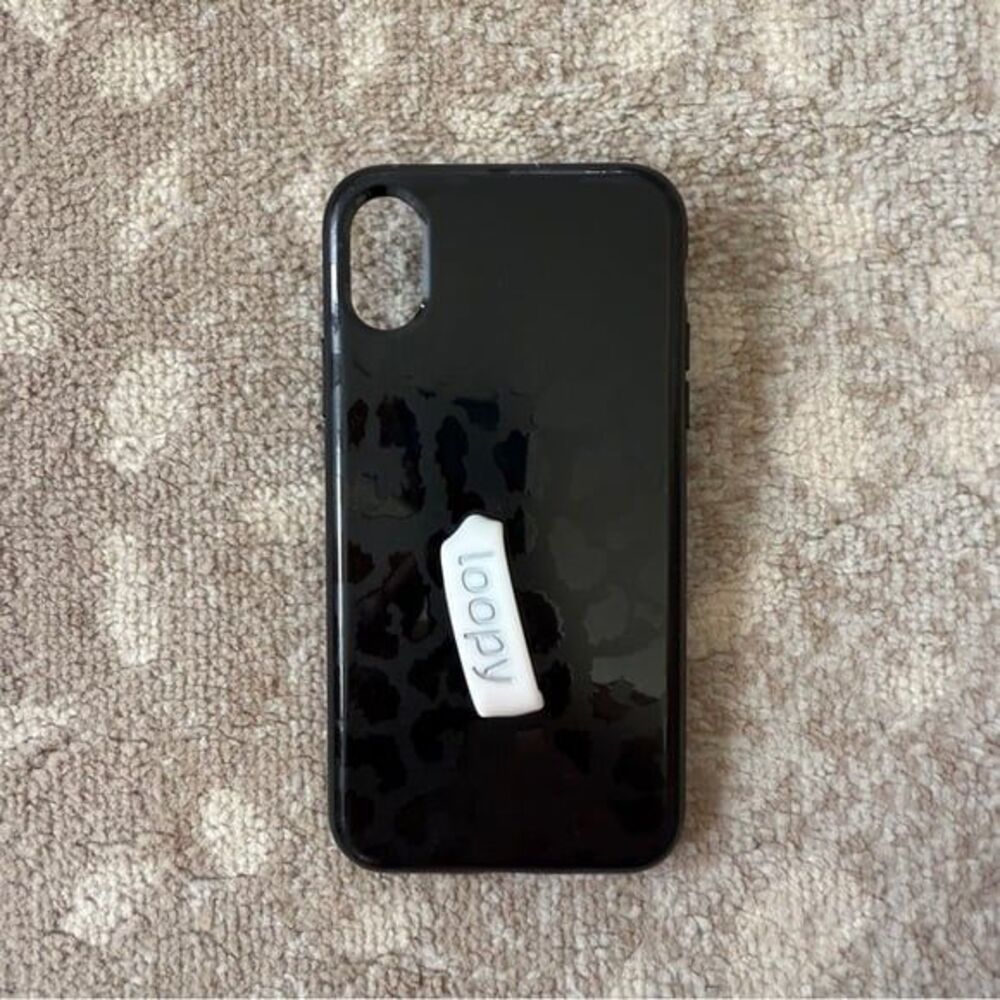 Loopy iPhone Case Midnight Leopard
